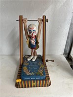 Vintage metal toy clown Music Maker Toy