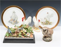 6 PC. BOEHM PORCELAIN COLLECTION