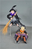 Pair of Witch Shelf Sitters