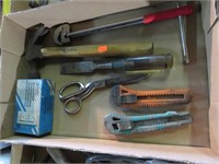 Box knife, Chisel, Wrench