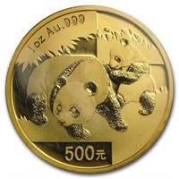 2008 China 1 Oz Gold Panda Bu (sealed)