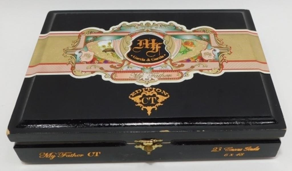 Vintage Wooden “My Father Cigars” Cigar Box