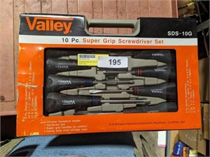 Valley 10pc Super Grip Screwdriver Set