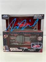 Autograph COA Fast & Furious Toy Car