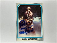 Autograph COA Star Wars Vintage Trading Card