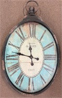 NICE LARGE METAL CLOCK - ANTIQUITE DE PARIS