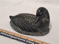 Carved Stone Loon
