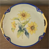 Vintage Hand painted Noritake floral plate