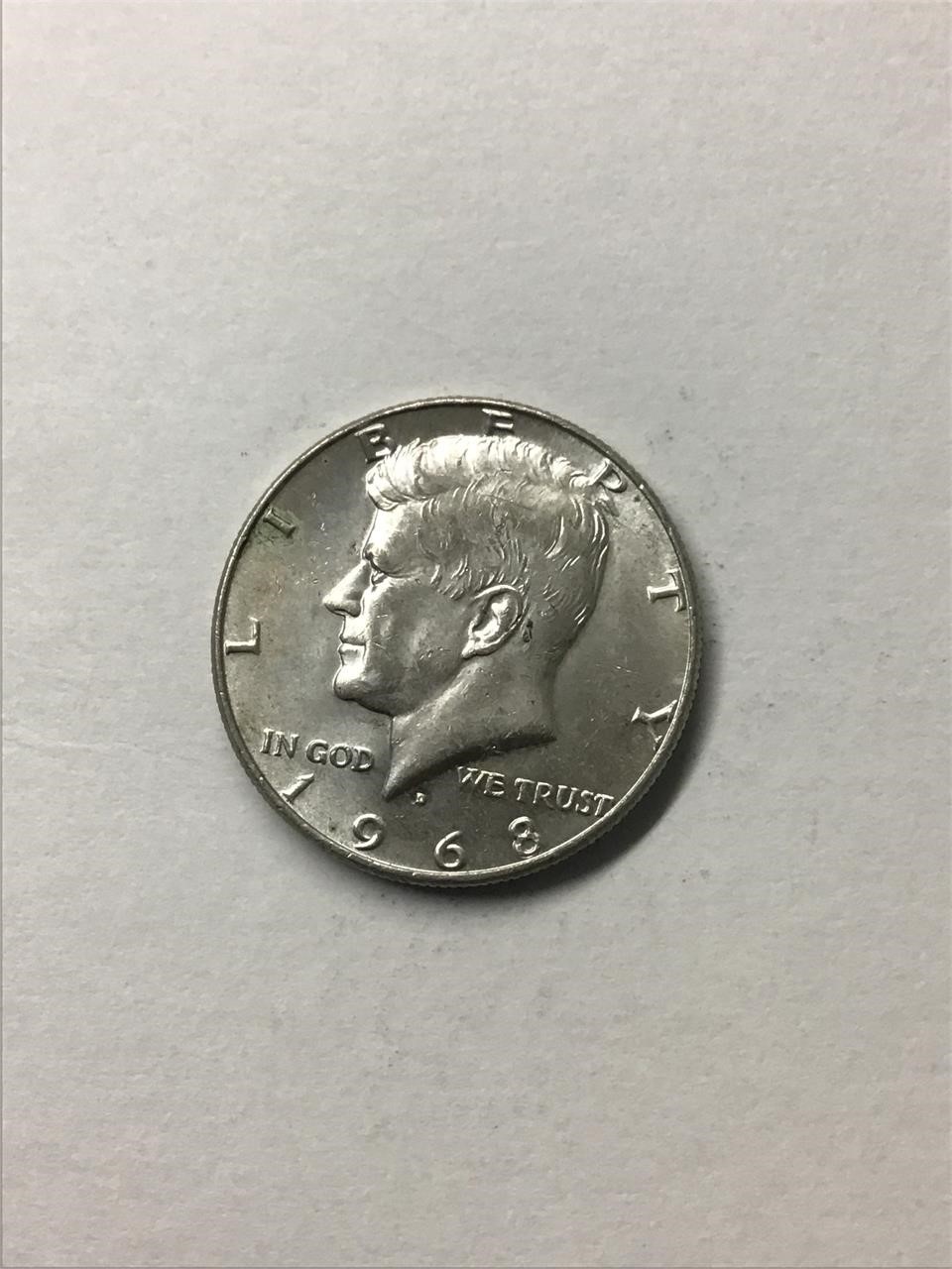 1968 Kennedy Half Dollar