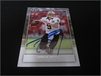 Drew Brees Signed Trading Card Direct COA