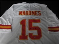 Patrick Mahomes Signed Jersey COA Pros