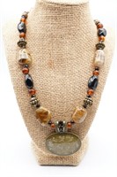 Chico's Multicolored Beaded Necklace