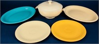 Vintage 6 Fiestaware HLC Dinnerware Plates, Bowls