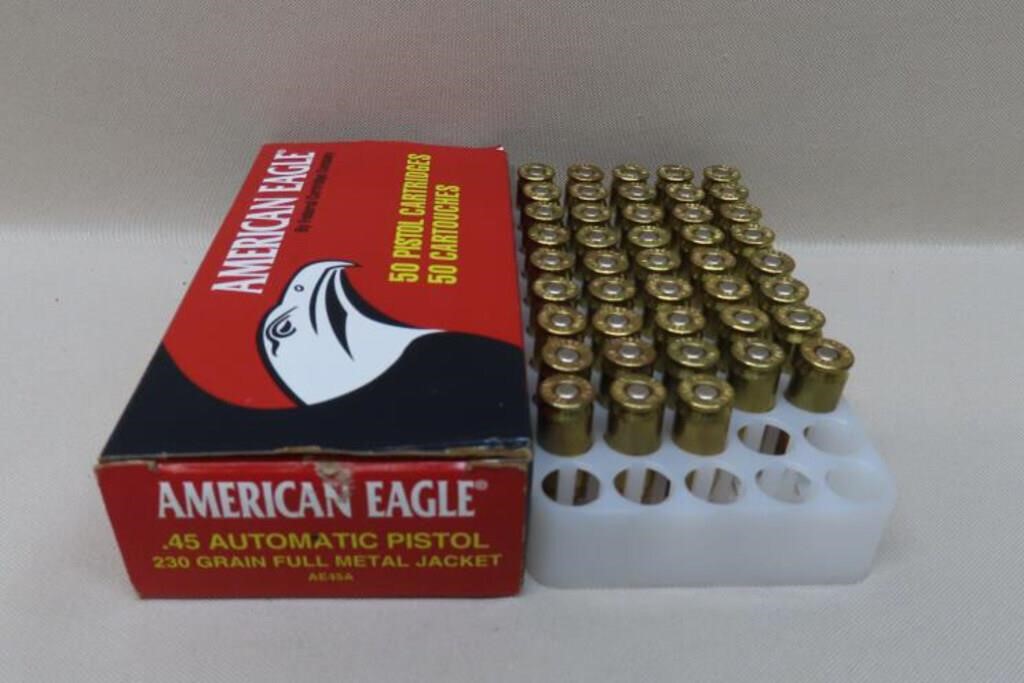 43 Rds. Federal 45 ACP