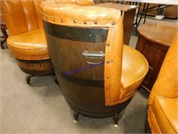 Whiskey Barrel Table & Chair Set