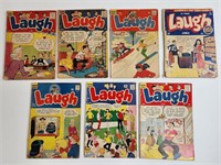 7) VINTAGE ARCHIE LAUGH COMIC BOOKS