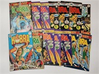 14) VINTAGE DC KOBRA COMIC BOOKS