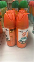 6 Cans of OFF! Family care Insect Repellent