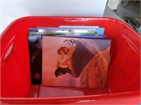 TOTE W/DISNEY FRAMED PRINTS & OTHERS