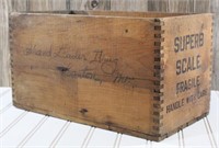 Superb Scale Dovetail Wooden Crate