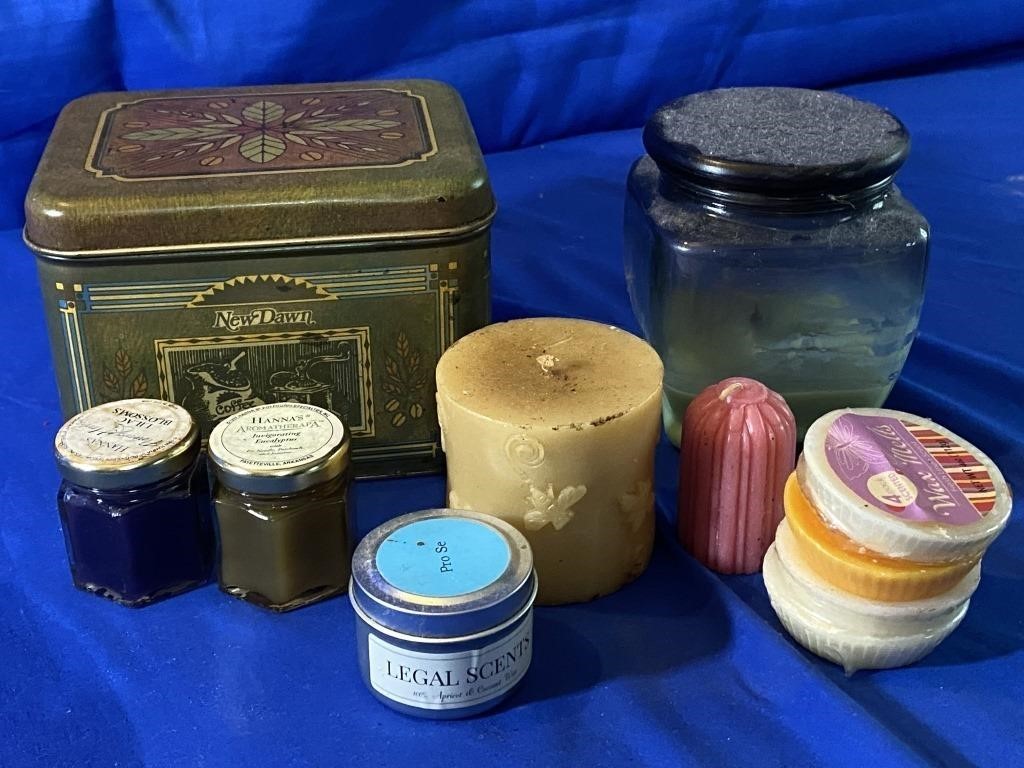 Vintage Tins And Candles