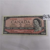 1954 CAN. 2$ BILL