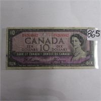 1954 CAN. 10$ BILL