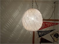 70s Mod Acrylic Swag Light Fixture