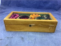 Wooden Dove Tailed Box With Bracelets