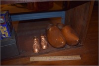 Copper Baby Shoes & Wooden Shoes