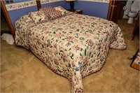 QUEEN SIZE BED - PILLOW TOP MATTRESS PAD - BEDDING