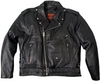 Hot Leathers Classic Motorcycle Jacket Size 38