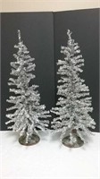 2 Table Top Christmas Trees From Winners