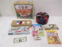Game & Toy Lot - Sealed Tripoley, Poker Chips
