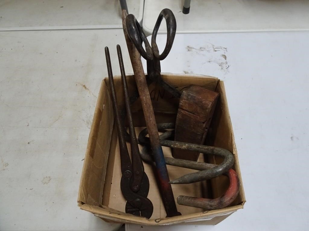 Lot of Misc. Vintage Tools - Ice Tongs Wire