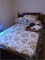 Three piece matching full size bedroom suit see