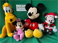 Vintage Disney Lot Mickey Minnie Pluto