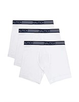 Nautica Men's Classic Cotton 3-Pack Boxer Briefs,