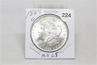 1884 O MS65 Morgan Silver Dollar