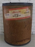 Vintage industrial size barrel
