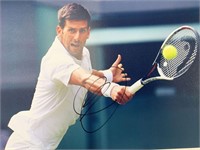 Novak Djokovic signed photo