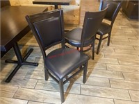 (4) METAL DINING CHAIRS