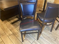 METAL FRAME CHAIR W/ VINYL