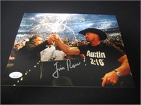 Jim Ross WWE signed 8x10 photo JSA COA