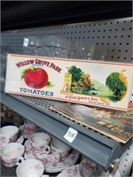 J.colby Smith and son tomatoes lable,willow G