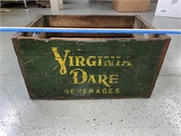 Virginia Dare beverages wood crate