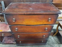 4 drawer wooden dresser