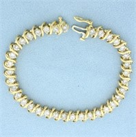 5ct Diamond Tennis Bracelet in 14k Yellow Gold