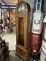 ART DECO WESTMINSTER CHIME GRANDFATHER CLOCK