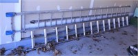 Lot #2164 - Werner 24ft aluminum extension ladder
